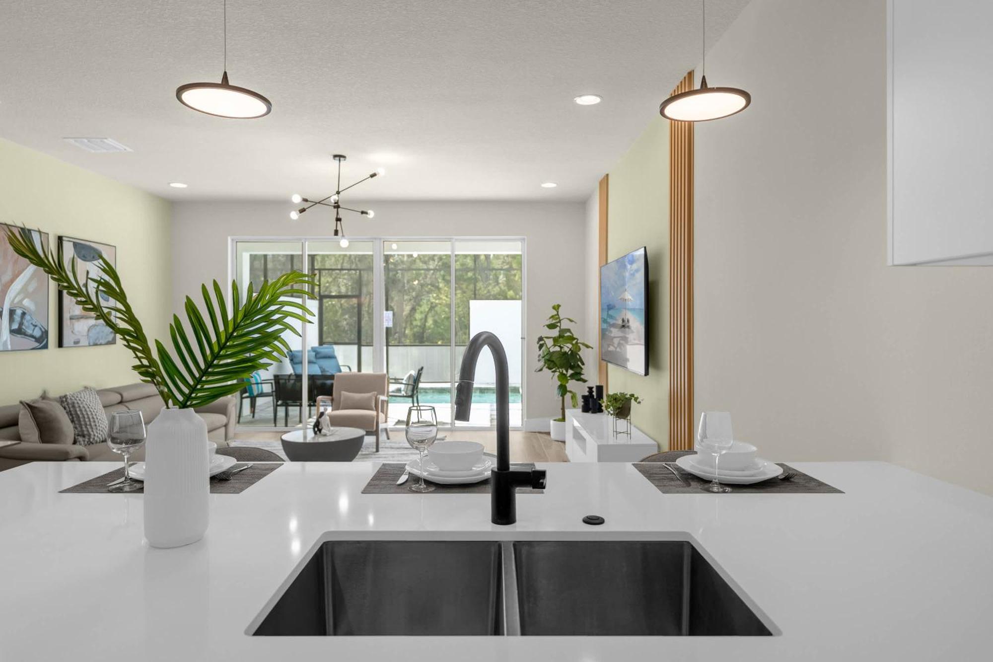Upstay - Townhouse With Private Pool And Foosball Orlando Kültér fotó